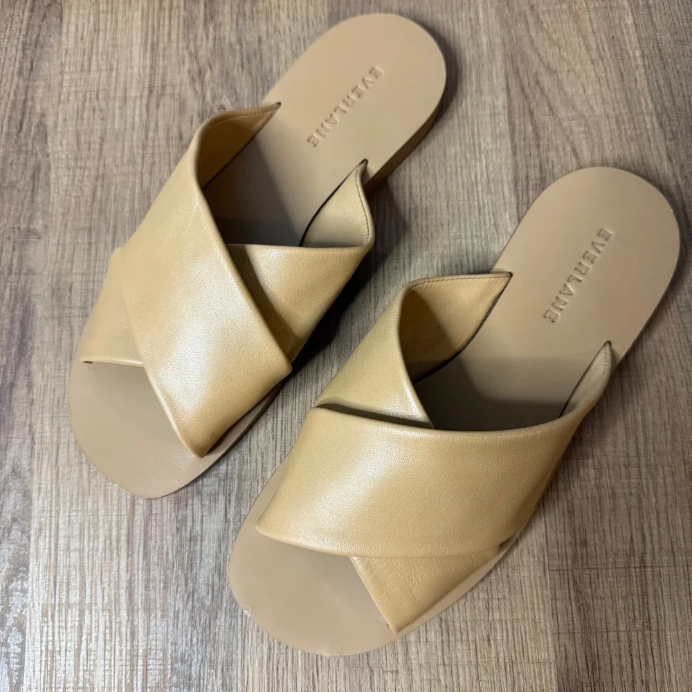 The Day Crossover Sandal Taupe Leather Womens‎ 6 - Picture 3 of 7